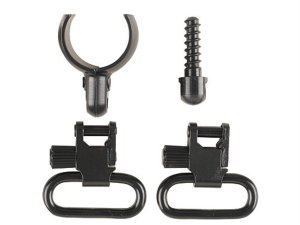 Uncle Mike's 15932 Magnum Band Swivel Set 12 Gauge Steel Blued 1 Inch