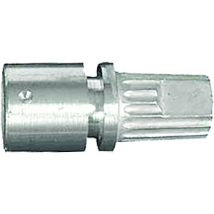 Bitzenburger Nock Receiver Straight TM - Model 3006, Silver, Indexed at 120 Degrees for Cock Fletch Up or Down