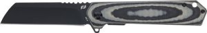 Schrade 1159291 Lateral Folder Knife 3.25" AUS-10 Black/Grey
