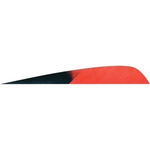 Gateway 400LPKRR-50 Parabolic Feathers Kuro Red 4" LW 50pk