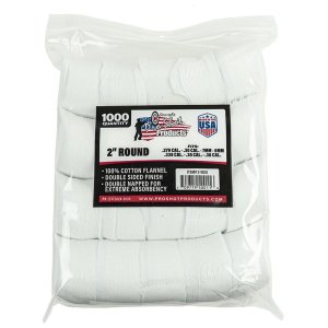 Pro-Shot Products 2-1000 2in Round Patches .270-.38 Cal 1000 Count