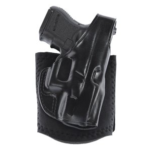 Galco Gunleather Ankle Glove Ankle Holster Leather Adjustable Fit