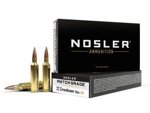 Nosler 51297 22 Creedmoor 85gr RDF HPBT Ammo, 20 Rounds, Match Grade