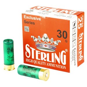 Sterling Exclusive Series 12 Gauge 2.75" #8 Shot 1-1/16 oz 25 Rounds