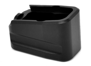 Warne 3131 MEG422BLK Magazine Extension +2RD 6061-T6 Aluminum Black