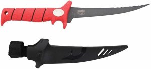 Bubba 661120752349 7" Tapered Flex Back Serrated Knife