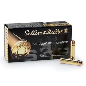 Sellier & Bellot SB357L .357 Mag 158gr LFN Ammo 50 Rounds