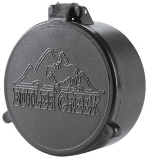 Butler Creek 30450 Flip Open Scope Cover, OBJ Lens Size 45, Watertight Seal, Black Polymer