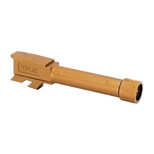 True Precision TP-G43B-XTG Glock 43 Threaded Barrel Gold TiN 1/2x28