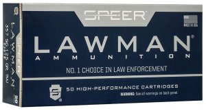 Speer Lawman 53919 .357 Sig 125gr TMJ Flat Nose 50 Rounds Box