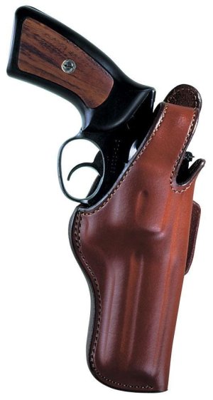 Bianchi 5BHL Thumbsnap Holster Ruger SP101 3 in Full Grain Leather