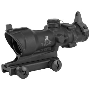 Trijicon 100091 ACOG Black Hardcoat Anodized 4x32mm Illuminated Amber...