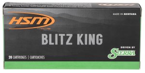 HSM 2225020N Varmint 22-250 Rem 55gr Sierra BlitzKing 20rd Box