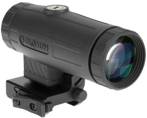 Holosun HM3X Red Dot Magnifier 3X QD Mount Black 1.32"