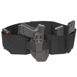 Blackhawk 60SB02BK Stache N.A.C.H.O. Belly Band Medium Black Elastic