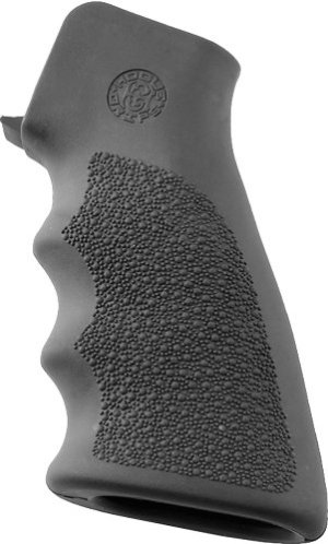 Hogue 15002 AR-15 M-16 Rubber Grip Grey with Finger Grooves