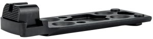 Kimber 4200423 KDS9C Dovetail Rear Sight Optic Plates Kit Black Steel