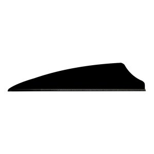 Q2i Fusion X-II Shield Cut Vanes Black 2.1" 100pk Q05041