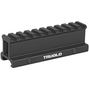 TRUGLO TG-8990B 1In Picatinny Rail Riser Mount Black For Optic