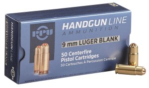 Prvi Partizan PPU PPB9L 9mm Luger Blanks 50 Round Box