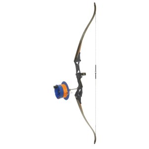 Fin Finder BankRunner 35# Recurve Bow Black with SideWinder Reel RH