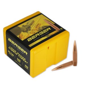 Berger 30487 30 Cal 245gr LR Hybrid Target Bullets 100rd