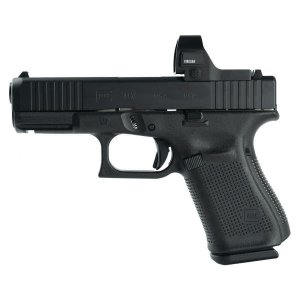 Glock V-Series Model 19 Handgun 9mm Luger 15rd Magazines (3) 4.02 Barrel Black Viridian RFX35 Green Dot US Made