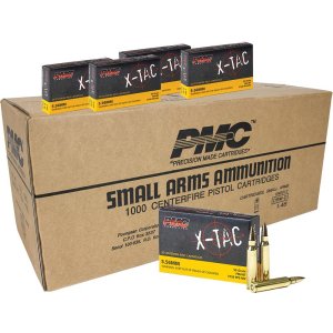 PMC 5.56 NATO Ammo 55gr FMJ-BT 1000rd Case 3270 FPS