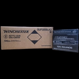 Winchester Super Suppressed Subsonic .300 Blackout, 200gr OTR, 750rd Case