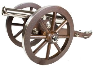 Traditions Mini Napoleon III Cannon CN8021 50 Cal 7.25 In Silver