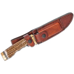 Uncle Henry Next Gen Golden Spike 5 In Staglon Fixed Blade 1100086