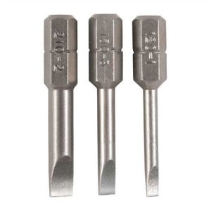 Brownells MAGNA-TIP 3 PIECE LE SET OF BITS WITH CLIP-TIP HANDLE