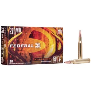 Federal Premium Fusion 270 Win 150gr Bonded Soft Point 20 Box F270FS2