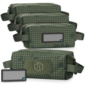SAVIOR SP-AMST-4P-DNC Loose SAC [Soft Accessories Carrier] 9x4x4 w/ 8 Writeable Patches, DESERT NIGHT CAMO