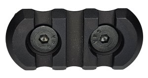 TAPCO TAP22126 3-Slot Picatinny Rail Black Aluminum