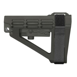 SB Tactical SBA4 Adjustable Brace Stealth Gray 5-Position AR Platform