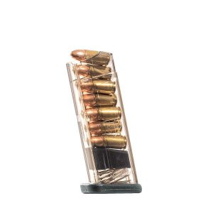 ETS SW9SHD7 7rd 9mm Magazine for S&W M&P Shield, Clear Polymer