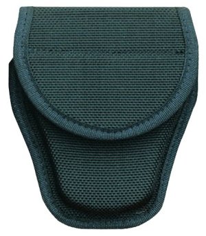 Bianchi 7300 AccuMold Covered Handcuff Case Black Capacity 2