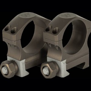 NightForce XTRM Ultralite Riflescope Rings Set 30mm Tube 1.375in X-High 4 Screw Dark Earth Full-Size A678