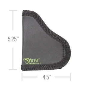 Sticky Holsters SM4 IWB Size 4 Holster 2.75 In Black/Green