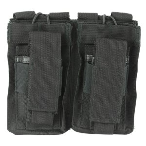 NcSTAR Double AR Magazine Pouch Nylon Black MOLLE Straps