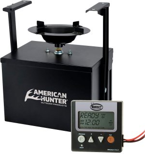 American Hunter 20558 Heavy Duty Spin Kit 8 Programs 1-30 Sec Timer Black