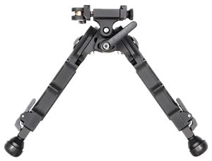 Accu-Tac BRASQDG204 BR-4 G2 Arca Spec Bipod, Black Aluminum, 5.75"-8.25"