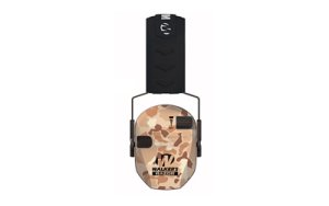 Walker's Razor Slim Electronic Earmuff Low-Profile Design Tan Frog Skin