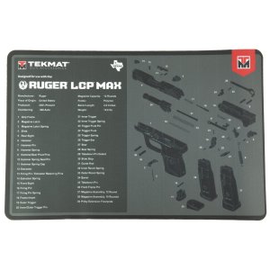 TEKMAT RUGER LCP MAX 17x11 Non-Slip Oil-Resistant Armorer Range Mat