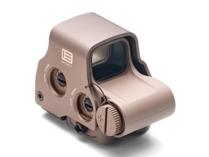 Eotech EXPS3 Extreme 1x30.5mm x 21.6mm Hybrid Red Dot Sight - Tan, Night Vision-Compatible, Quick-Detach Lever, 2-Eyes-Open Shooting, 7mm Raised Base