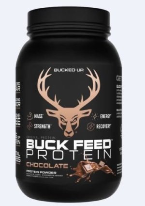 Bucked Up Buck Feed Protein Chocolate 30 Serving Tub