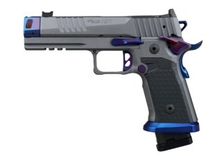 SIG SAUER P211 NIGHTSHIFT 9MM PISTOL 4.4" MACH3D COMP BLK/BLUE 1-23RD 2-21RD MAGS