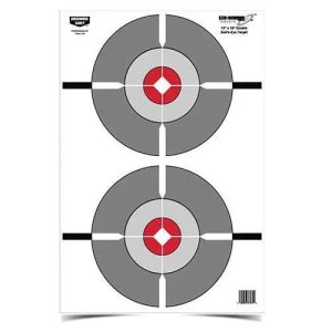 Birchwood Casey EZE-Scorer 12x18 Double Bullseye Target 100 Pack 37061