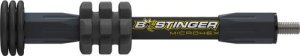 Bee Stinger MicroHex Stabilizer Matte Black 6 In MHX06MB